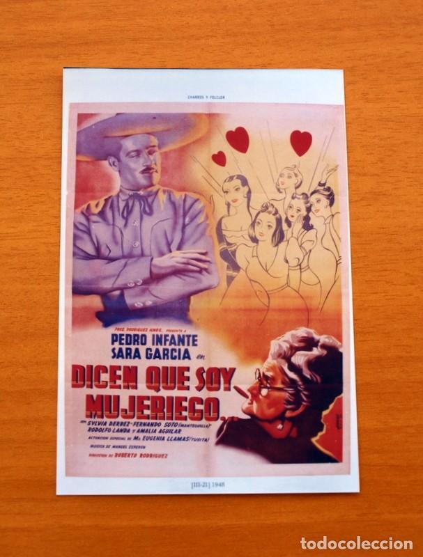 Cinema: Dicen que soy mujeriego - A&ntilde;o 1949 - Pedro Infante, Sara Garc&iacute;a, Sylvia Derbez