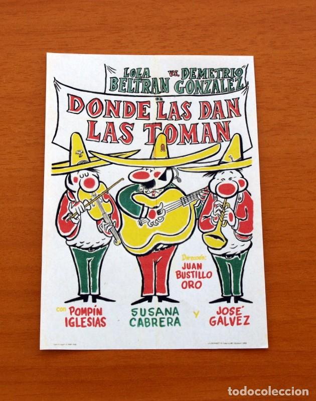 Cinema: Donde las dan las toman - A&ntilde;o 1957 - Lola Beltr&aacute;n, Demetrio Gonz&aacute;lez, Pomp&iacute;n Iglesias