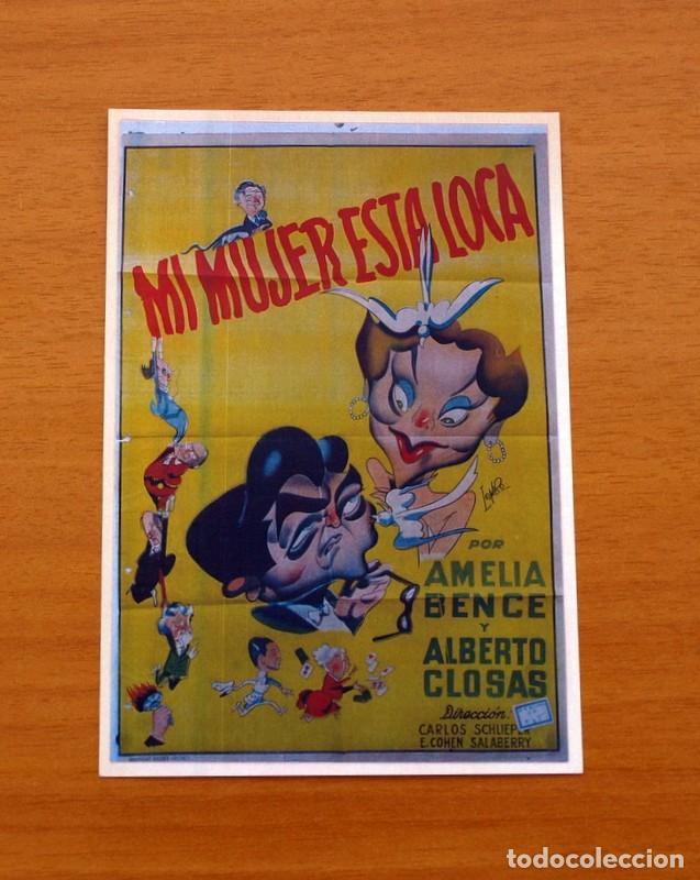 Cinema: Mi mujer esta loca - A&ntilde;o 1952 - Amelia Bence, Alberto Closas, Amalia S&aacute;nchez Ari&ntilde;o