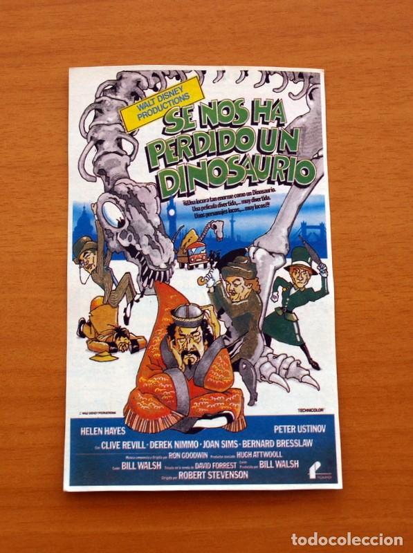 Cinema: Se nos ha perdido un Dinosaurio, Walt Disney - A&ntilde;o 1975 - Peter Ustinov, Helen Hayes, Clive Revill