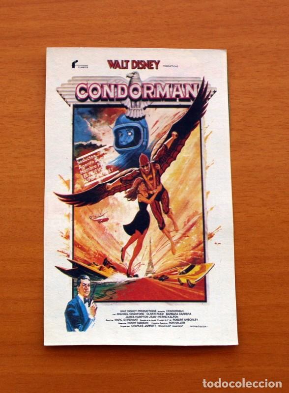 Cinema: Condorman, Walt Disney - A&ntilde;o 1981 - Michael Crawford, Oliver Reed, Barbara Carrera