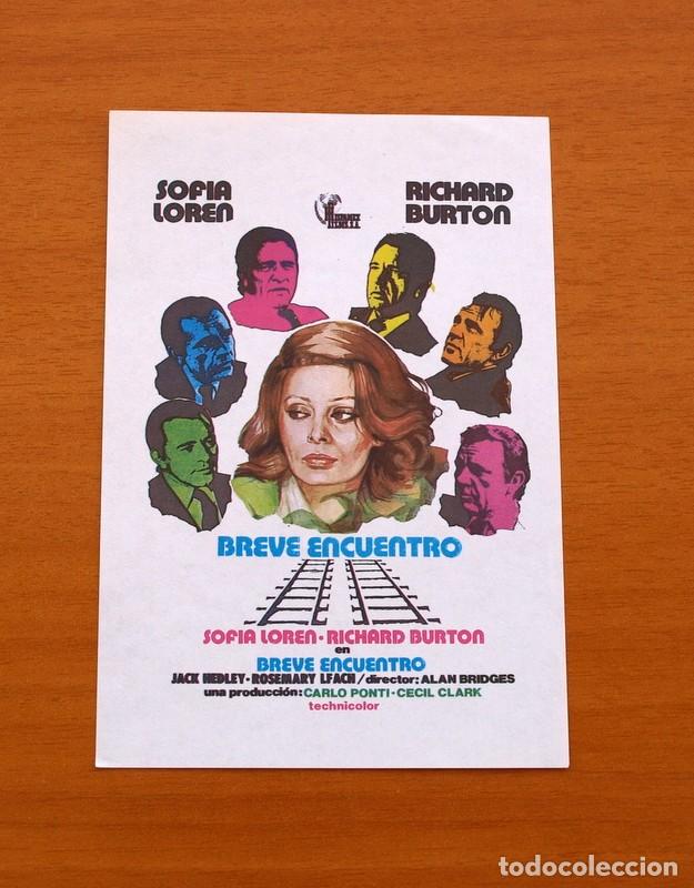 Cine: Breve encuentro - A&ntilde;o 1974 - Sofia Loren, Richard Burton