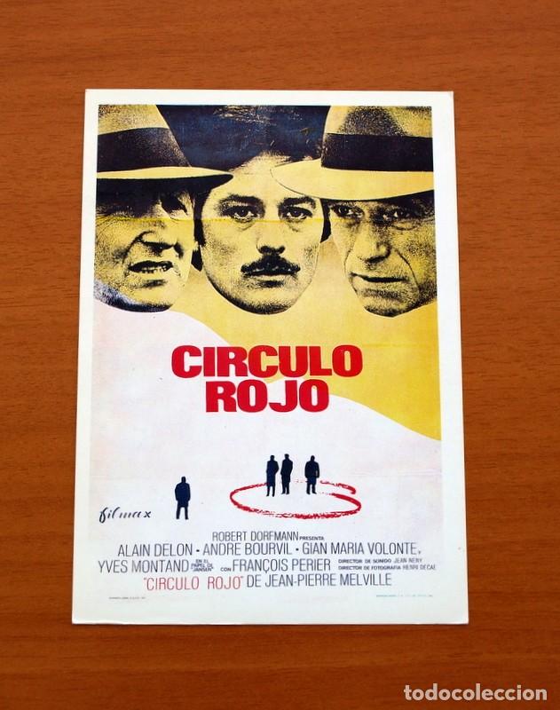 Cinema: Circulo rojo - A&ntilde;o 1970 - Alain Delon, Andr&eacute; Bourvil, Gian Maria Volont&eacute;