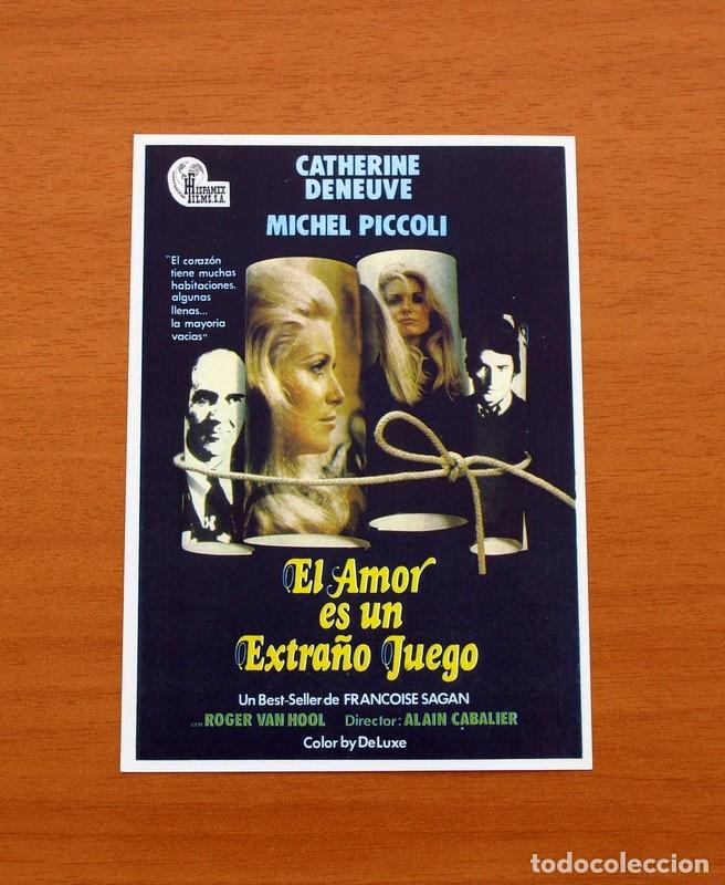 Cinema: El amor es un extra&ntilde;o juego - A&ntilde;o 1968 - Catherine Deneuve, Michel Piccoli, Roger Van Hool