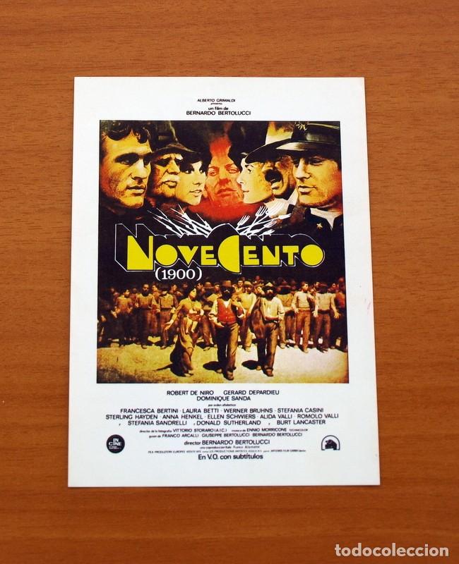 Cine: Novecento 1900 - A&ntilde;o 1976 - G&eacute;rard Depardieu, Robert De Niro, Dominique Sanda, Stefania Sandrell
