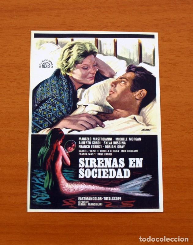 Cinema: Sirenas en soledad - A&ntilde;o 1958 - Alberto Sordi, Mich&egrave;le Morgan, Marcello Mastroianni, Sylva Koscina