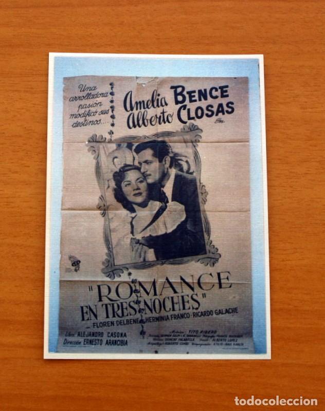 Cinema: Romance en tres noches - A&ntilde;o 1950 - Amelia Bence, Alberto Closas