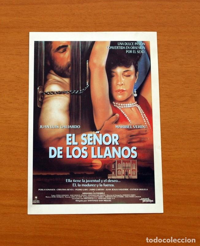 Cinema: El Se&ntilde;or de los LLanos - A&ntilde;o 1987 - Juan Luis Galiardo, Maribel Verd&uacute;, Doris Wells, Jes&uacute;s Valverde