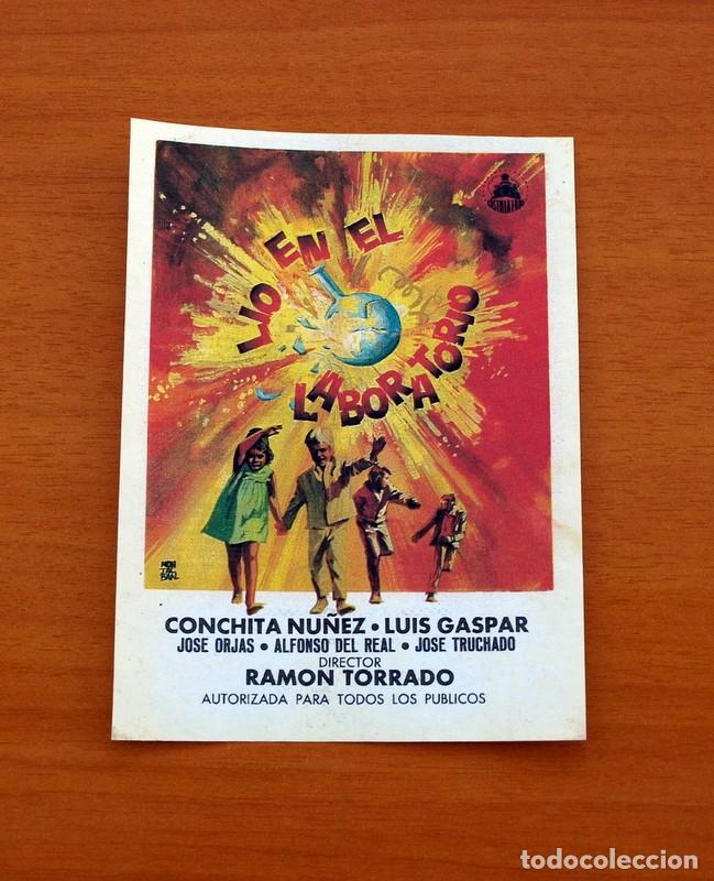 Cinema: Lio en el Laboratorio - A&ntilde;o 1967 - Conchita N&uacute;&ntilde;ez ,Luis Gaspar , Jos&eacute; Orjas , Alfonso del Real