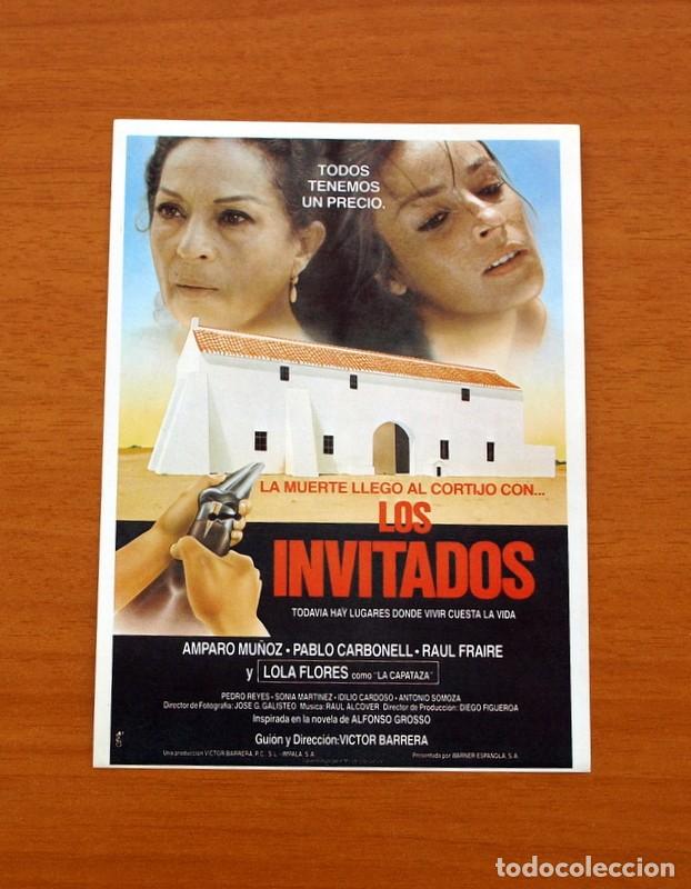 Cinema: Los Invitados - A&ntilde;o 1987 - Amparo Mu&ntilde;oz, Pablo Carbonell, Ra&uacute;l Fraire, Lola Flores, Pedro Reyes