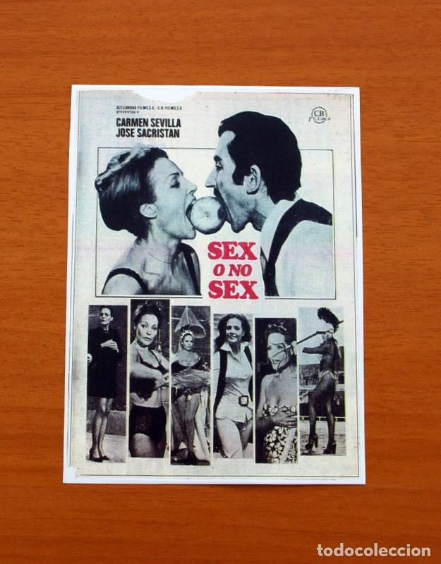 Cine: Sex o no Sex - A&ntilde;o 1974 - Jos&eacute; Sacrist&aacute;n, Carmen Sevilla, Antonio Ferrandis, Jos&eacute; Viv&oacute;