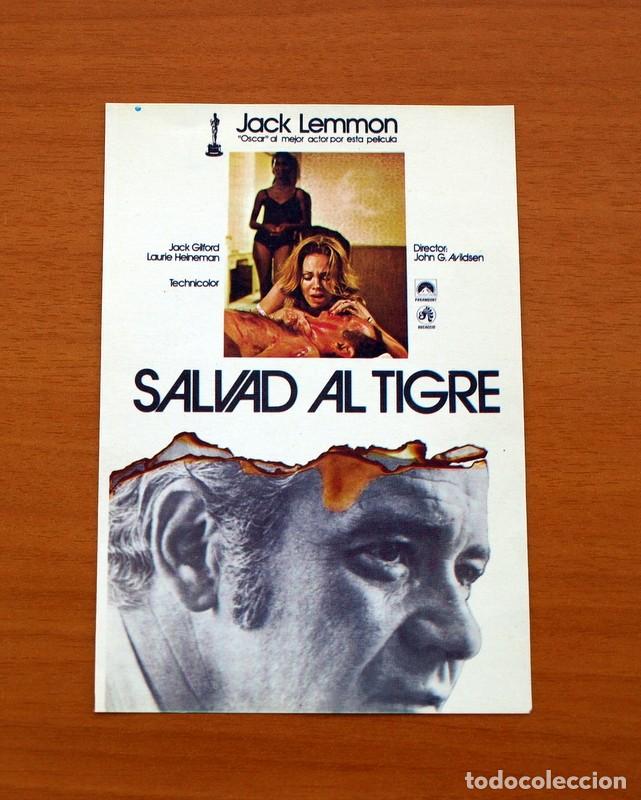 Cinema: Salvad al Tigre, Save the Tiger -A&ntilde;o 1973 -Jack Lemmon, Jack Gilford, Laurie Heineman, Norman Burton