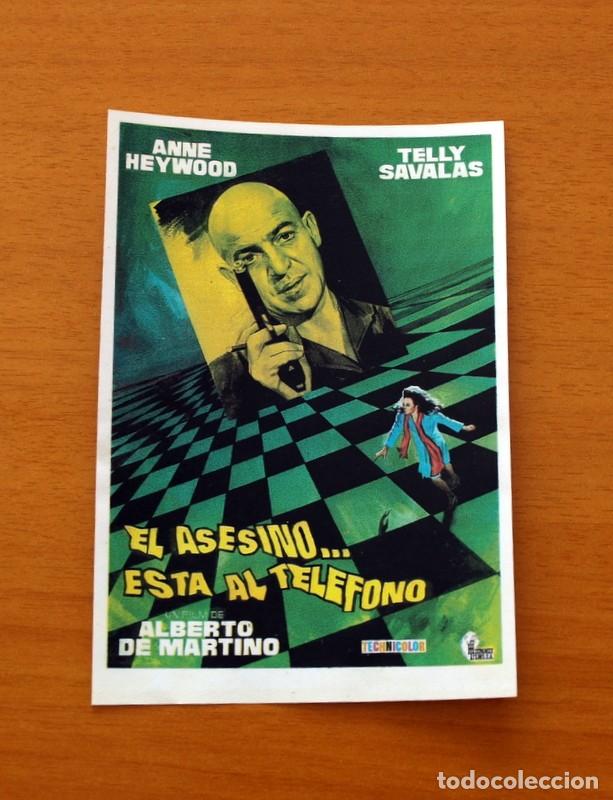 Cinema: El asesino... esta al tel&eacute;fono - A&ntilde;o 1972 - Telly Savalas, Anne Heywood, Osvaldo Ruggieri