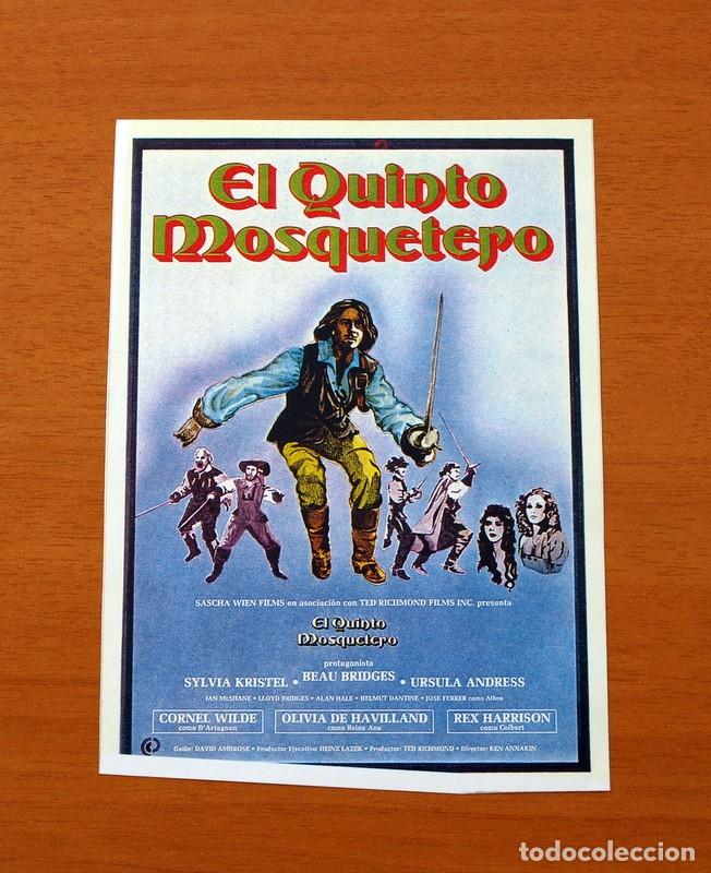Cinema: El quinto Mosquetero - A&ntilde;o 1979 - Beau Bridges, Sylvia Kristel,  Ursula Andress, Cornel Wilde