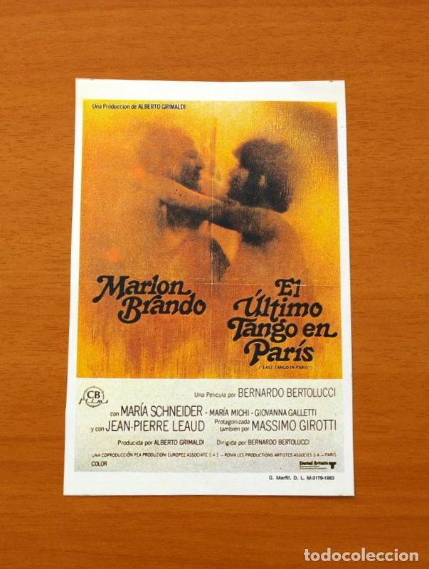 Cine: El &uacute;ltimo Tango en Par&iacute;s-A&ntilde;o 1972-Marlon Brando, Maria Schneider, Jean-Pierre L&eacute;aud, Massimo Girotti