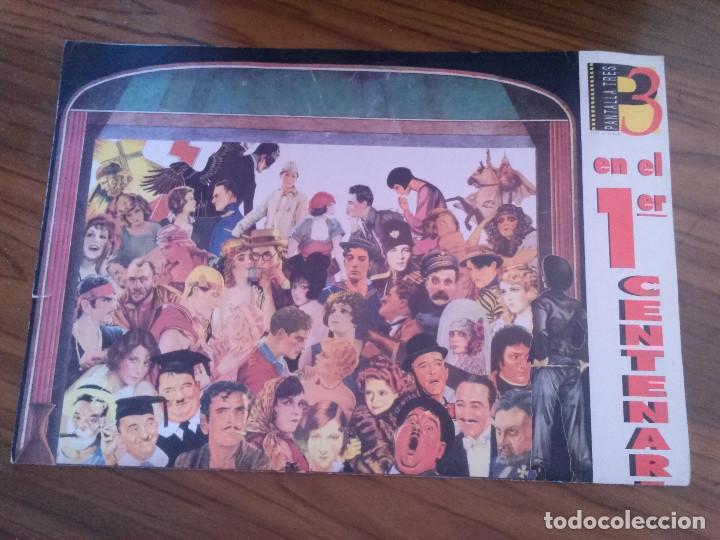 Cinema: 1 CENTENARIO DEL CINE. LOS PRIMEROS A&Ntilde;OS. PANTALLA 3. POSTER Y HECHOS IMPORTANTES. caj 58