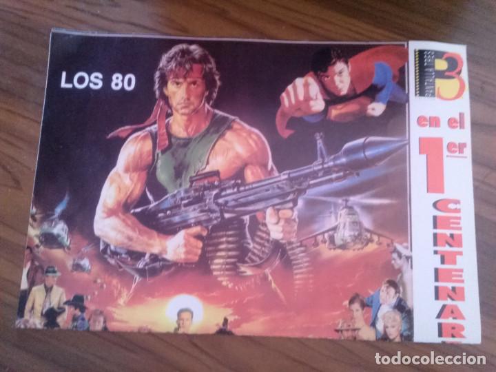 Kino: 1 CENTENARIO DEL CINE. LOS 80. PANTALLA 3. POSTER Y POR DETR&Aacute;S HECHOS IMPORTANTES. BUEN ESTADO.