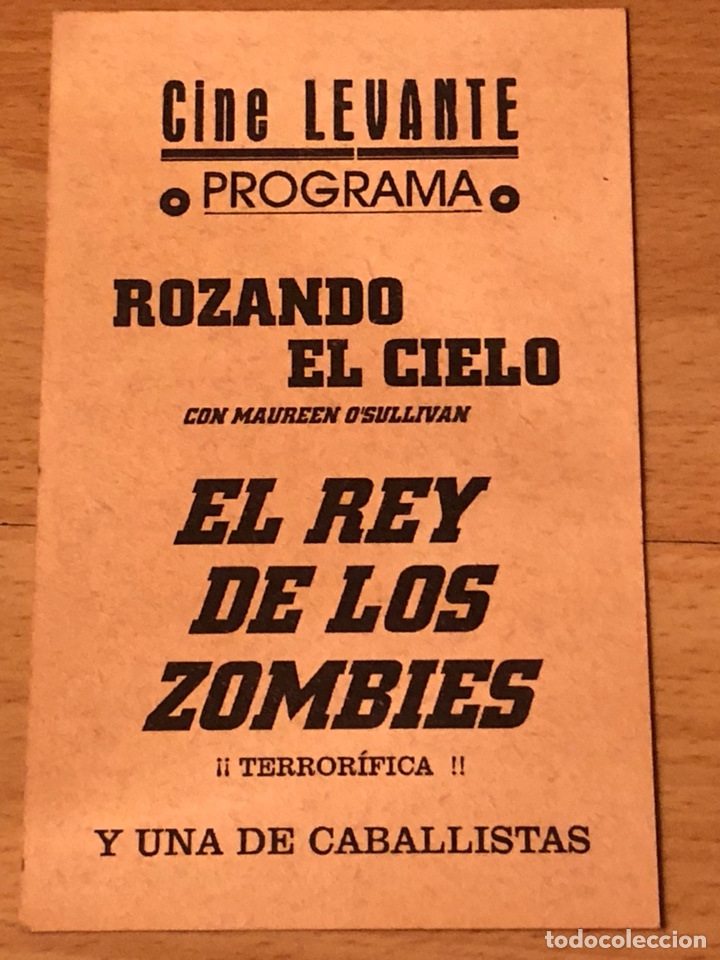 Cine: Programa cart&oacute;n facs&iacute;mil cine terror el rey de los zombies - Foto 2