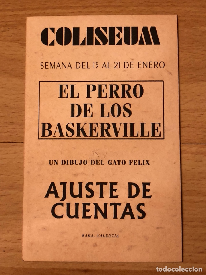 Cine: Programa cart&oacute;n facs&iacute;mil cine terror el perro de los baskervilles - Foto 2