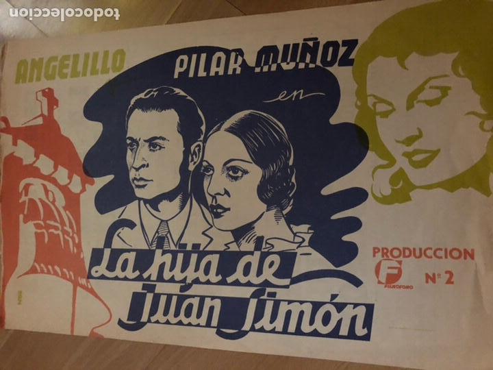 Cinema: Programa facsimil la hija de Juan Sim&oacute;n.angelillo.renau
