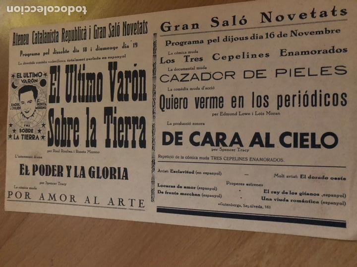 Cine: Programa facsimil el poder y la gloria.spencer tracy - Foto 2