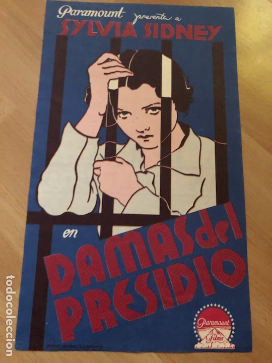 Cine: Programa facsimil damas del presidio.sylvia Sidney - Foto 1