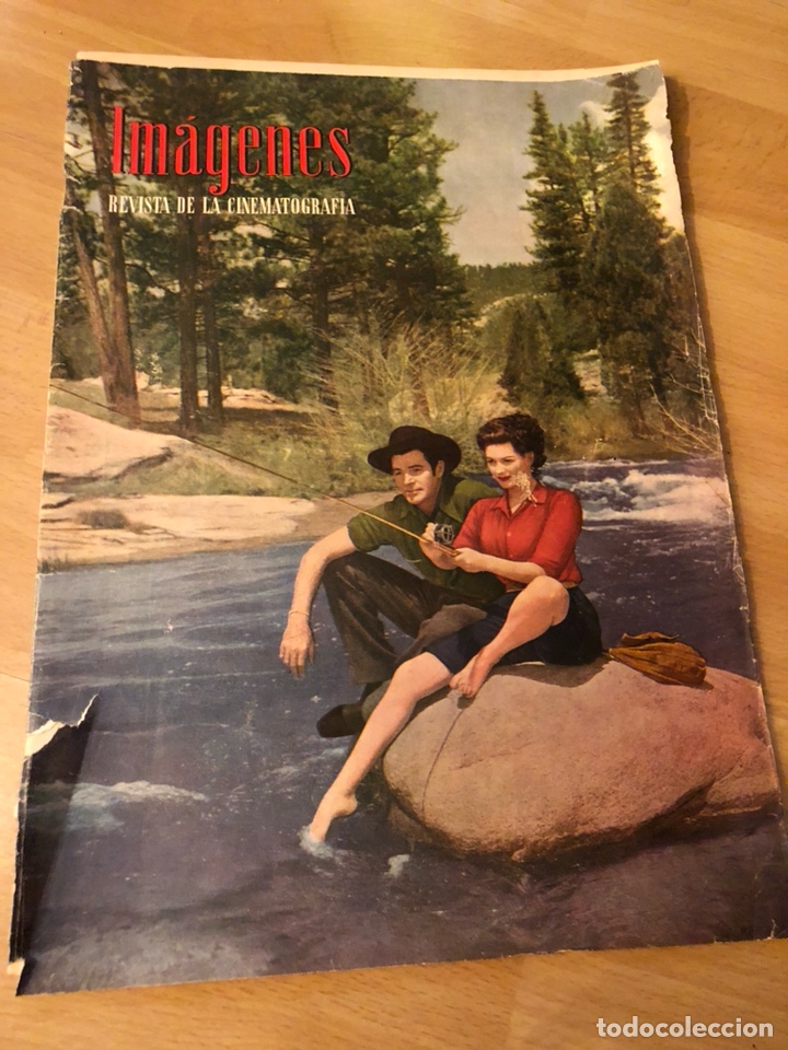 Cinema: Im&aacute;genes revista de la cinematografia con publicidad perfumes.ivonne de carlo septiembre 1946