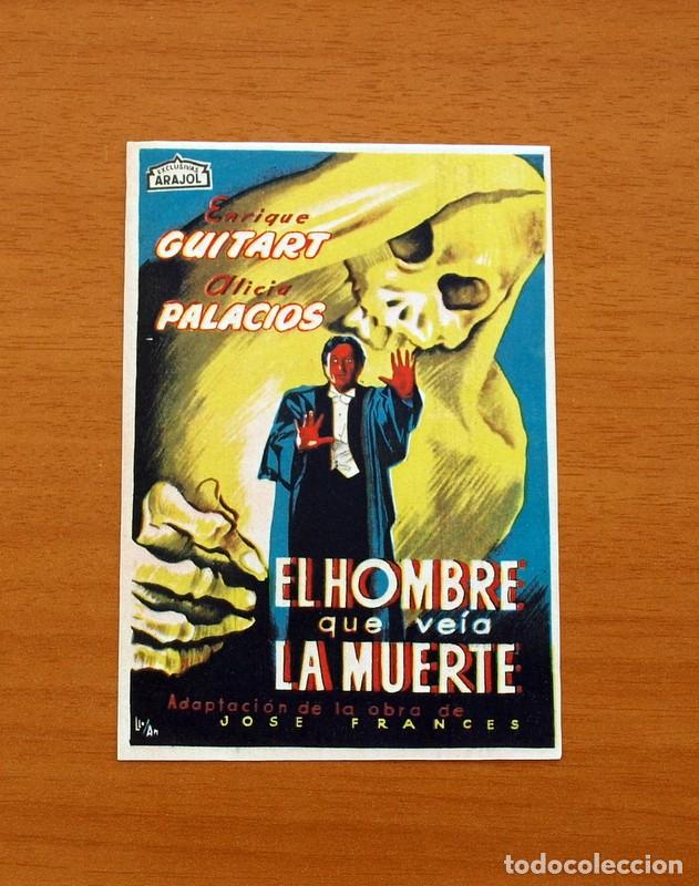 Cinema: El Hombre que ve&iacute;a la Muerte - A&ntilde;o 1949 - Enrique Guitart, Alicia Palacios, Margaret Genske