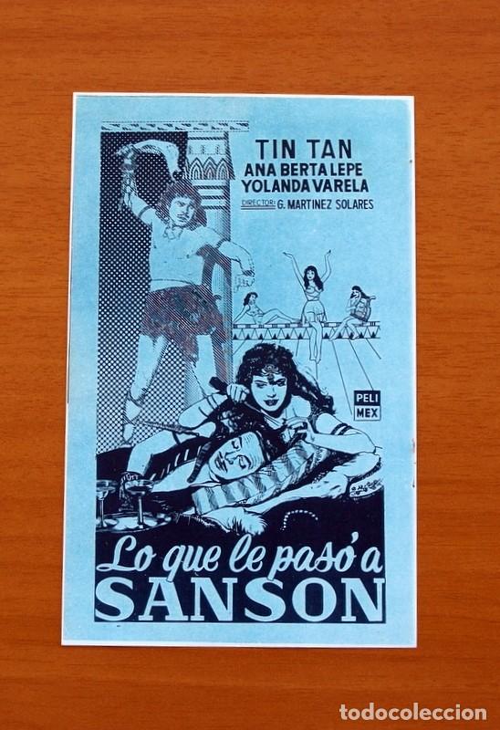 Cinema: Lo que pas&oacute; a Sans&oacute;n - A&ntilde;o 1955 - Germ&aacute;n Vald&eacute;s, Tin Tan, Ana Bertha Lepe, Yolanda Varela