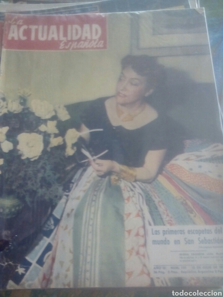 Cinema: Actualidad espa&ntilde;ola 1954 gloria swanson