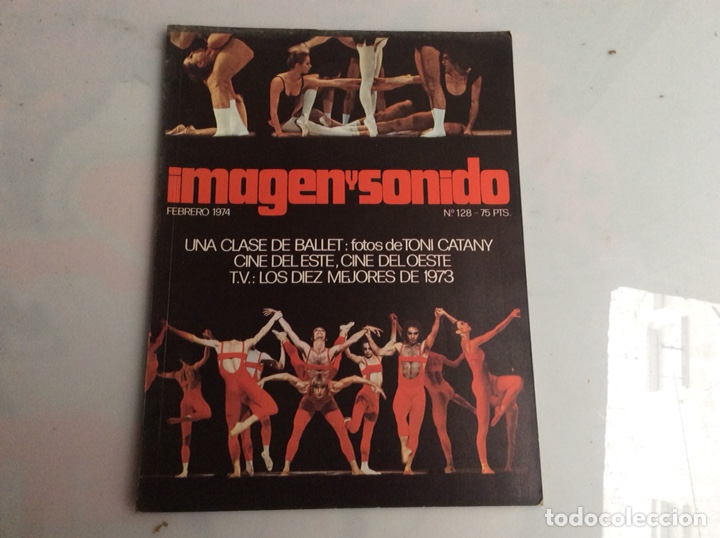 Cinema: IMAGEN Y SONIDO N&ordm; 128 FEBRERO 1974 - T.V. LOS DIEZ MEJORES DE 1973