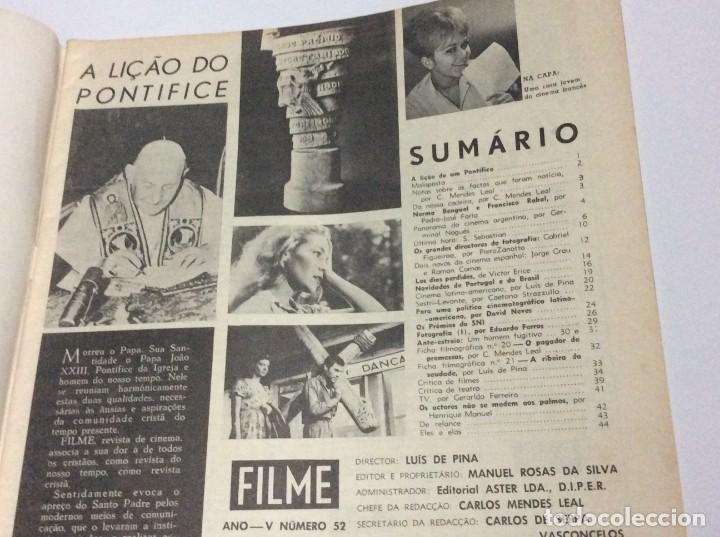 Cine: Película, Revista Mensual de Cine, Julho de 1963, n.º 52. Muy escasso - Foto 2 - 134896402