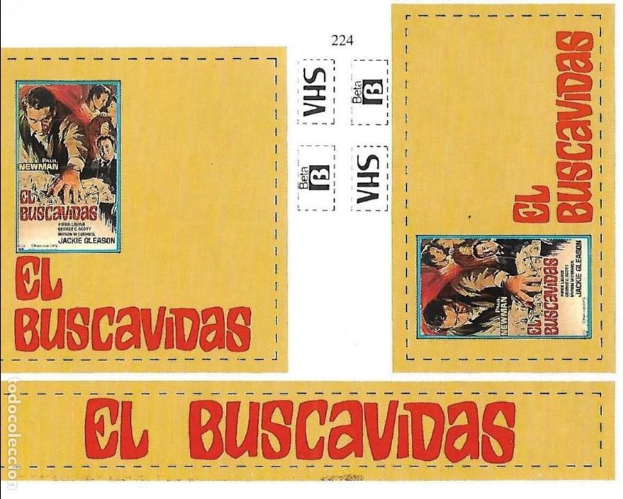 Cinema: El buscavidas. Pegatina para v&iacute;deo.
