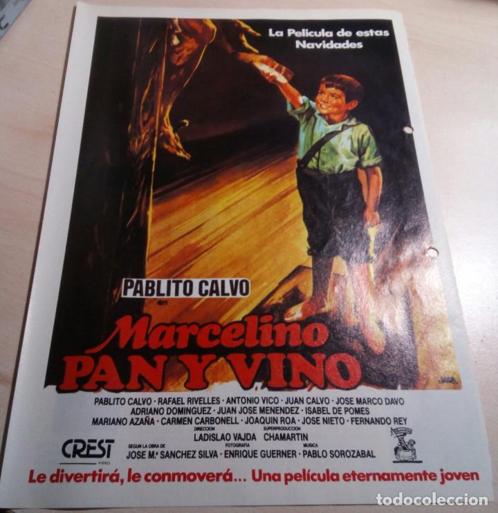 Kino: PABLITO CALVO.LADISLAO VADJA.MARCELINO PAN Y VINO.