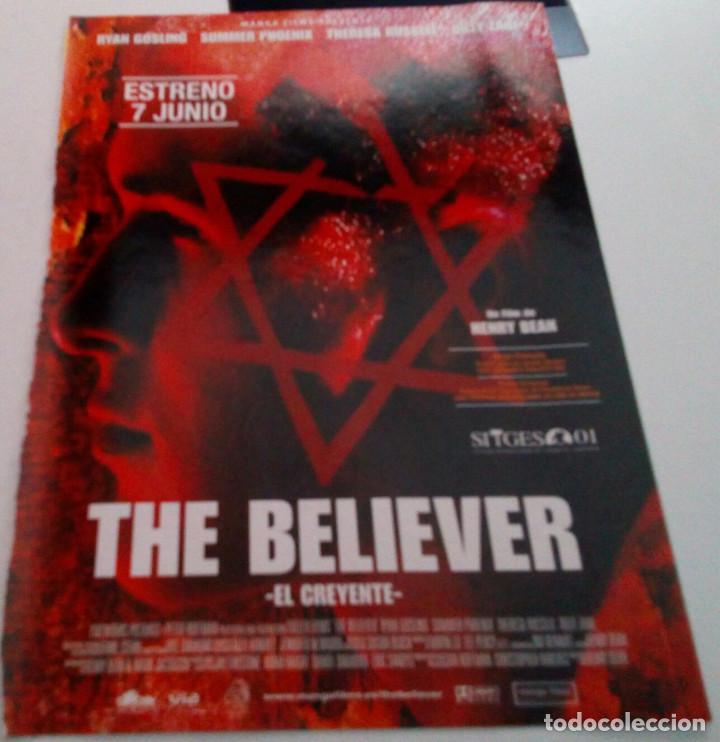 Cinema: RYAN GOSLING.THERESA RUSSELL.EL CREYENTE.THE BELIEVER.HENRY BEAN.POSTER.
