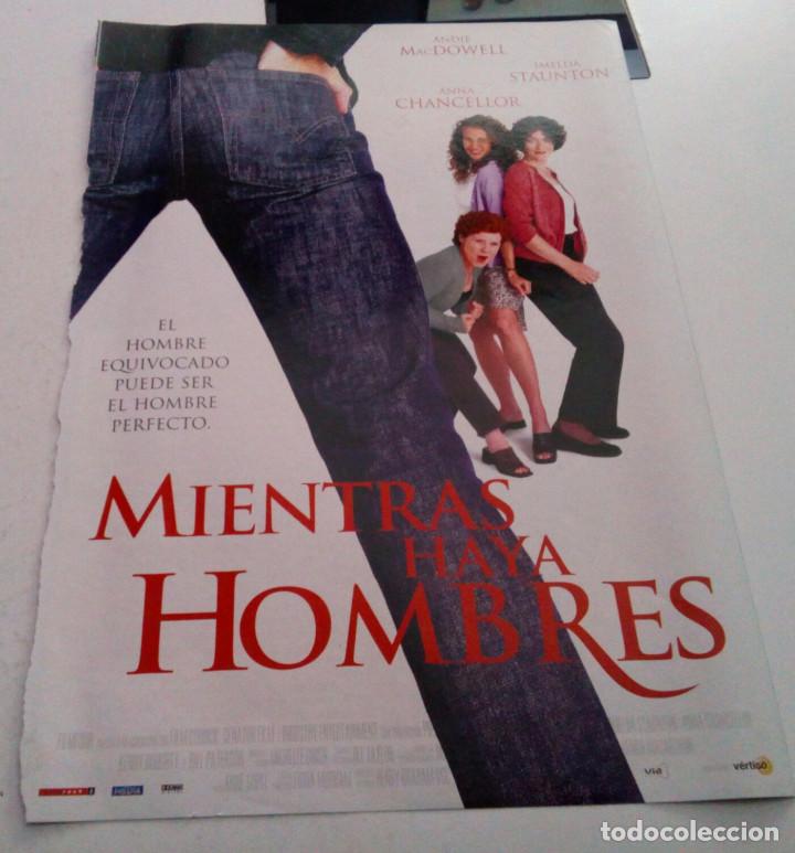 Cinema: ANDIE MACDOWELL.MIENTRAS HAYA HOMBRES.POSTER.