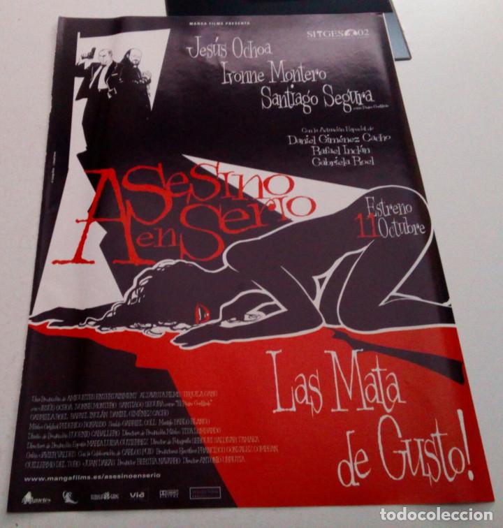 Cinema: SANTIAGO SEGURA.ASESINO EN SERIO.ANTONIO URRUTIA.POSTER.