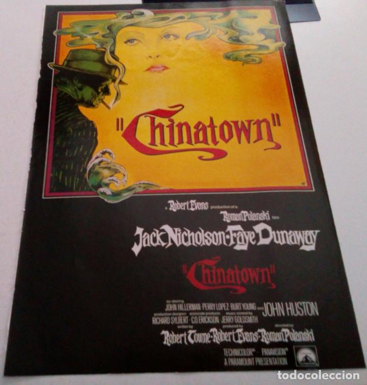 Cinema: JACK NICHOLSON.FAYE DUNAWAY.CHINATOWN.JOHN HUSTON.POSTER.