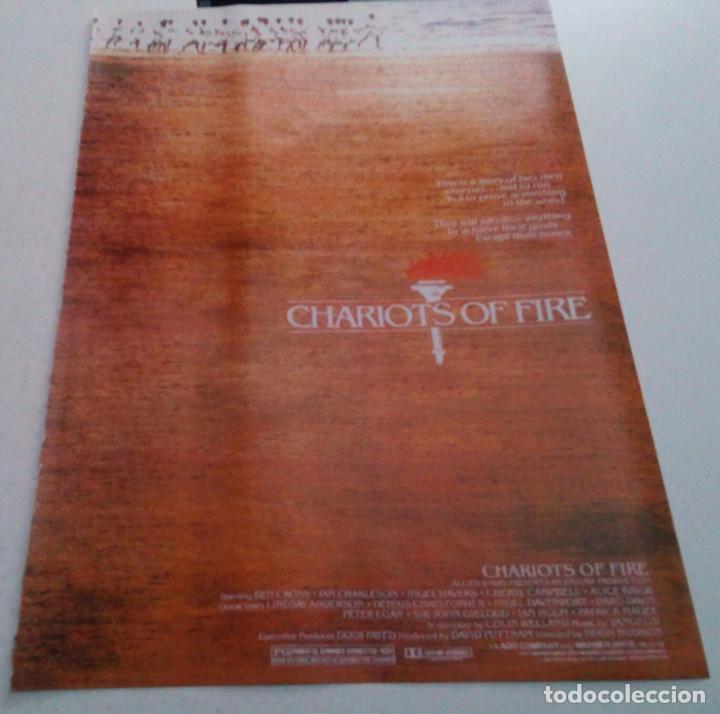 Kino: CARROS DE FUEGO.CHARIOTS OF FIRE.POSTER.
