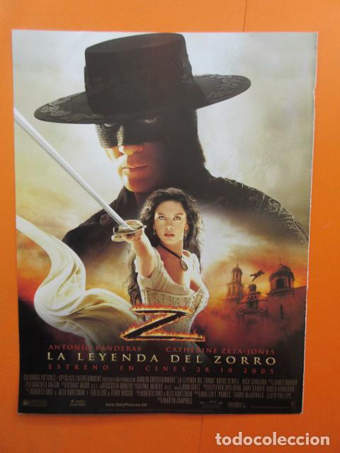 Kino: PUBLICIDAD 2005 - LA LEYENDA DEL ZORRO ANTONIO BANDERAS CATHERINE ZETA JONES