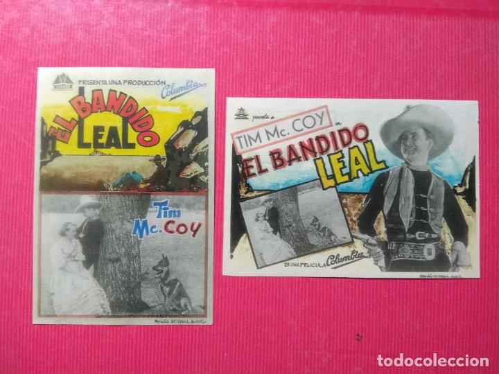 Kino: EL BANDIDO LEAL (CARTEL DE ESTEBAN LIROLA EN FORMATO DE FOLLETO DE MANO)