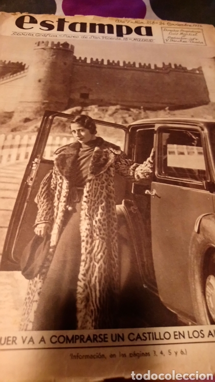 Cine: CONCHA Piquer Estampa 1934