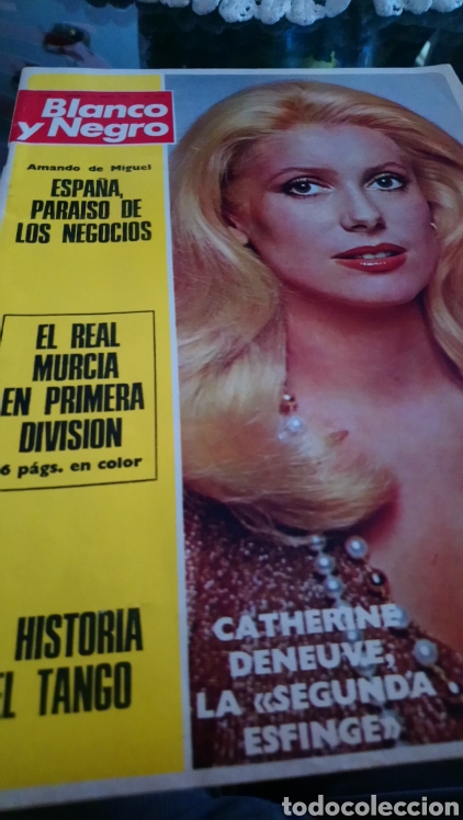 Kino: Revistas blanco y negro Catherine deneuve 1973