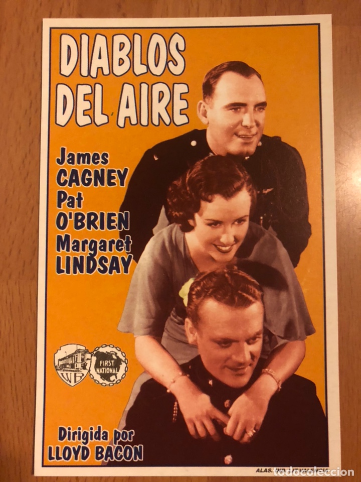 Kino: Programa tarjeta facsimil james cagney diablos del aire