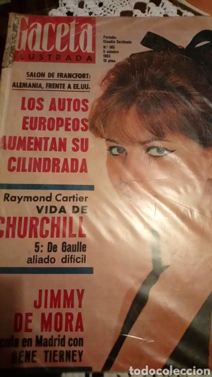Cine: Gaceta ilustrada Claudia cardinales 1963