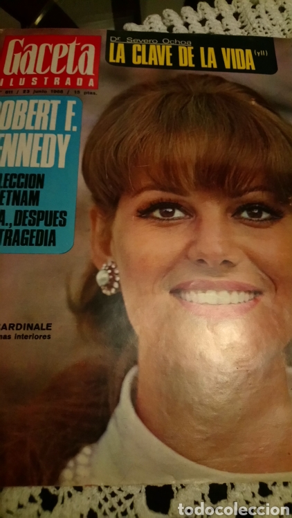 Cine: Gaceta ilustrada Claudia cardinales 1968