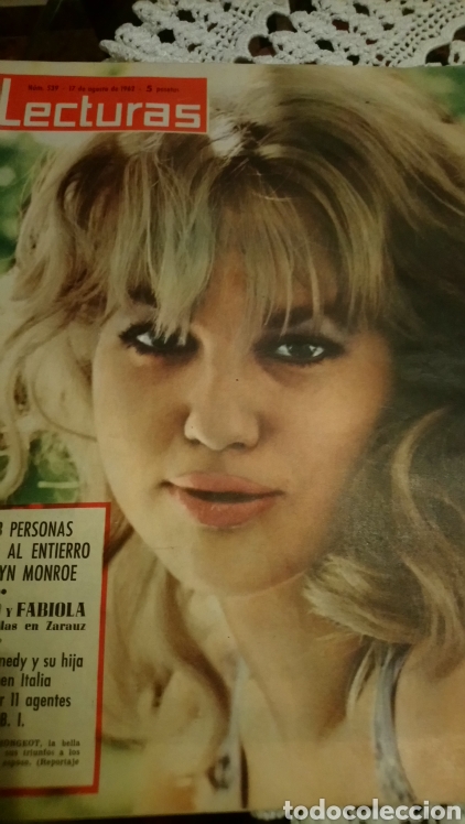 Cinema: Lecturas mylene demongeot 1962 entiero de marilyn
