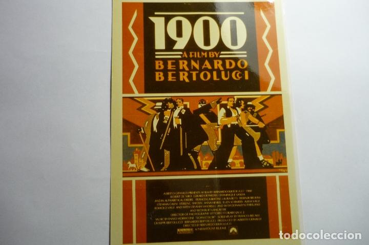 Kino: reproducc. cartel en foto 1900 -b.bertolucci