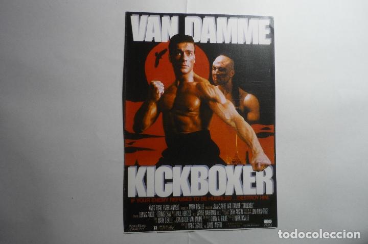 Kino: REPRODUCC.FOTOCOPIA CARTEL KICKBOXER --VAN DAMME