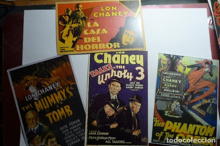 Kino: lote reproducc-carteles extranjeros peliculas terror interpretadas por lon chaneyl